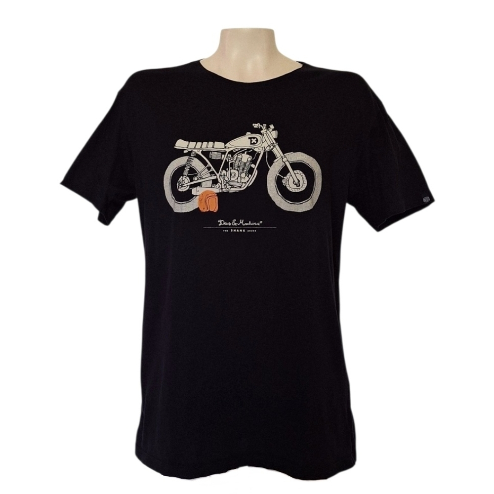 Deus Ex Machina Mens The Bloodnok T-Shirt Moto Biker Unisex Mens S  Womens M